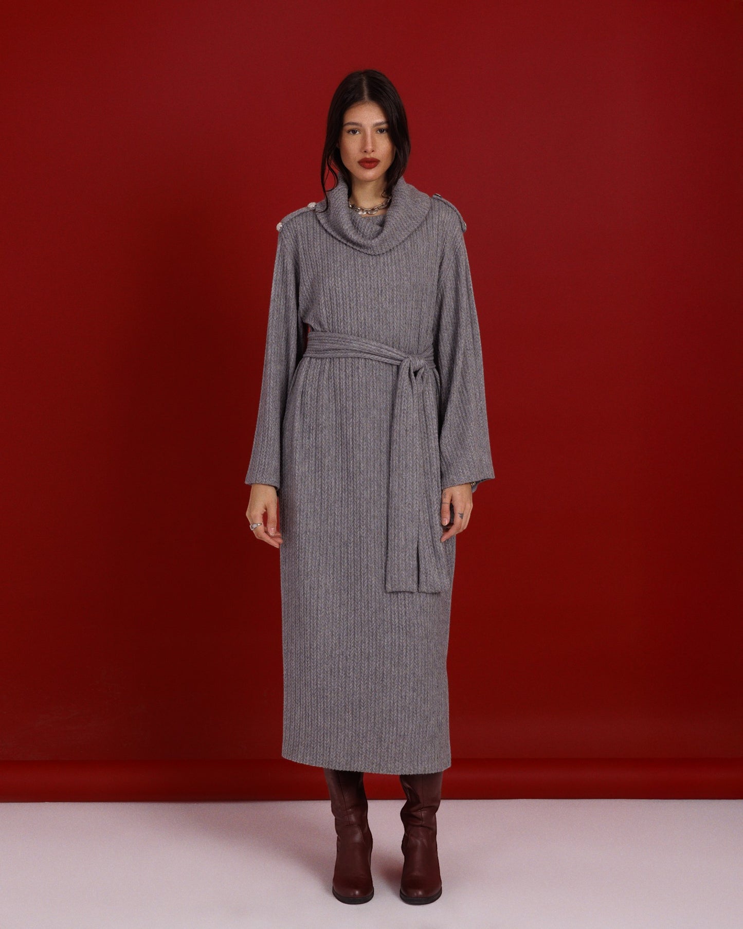 Dilara Dress - Grey