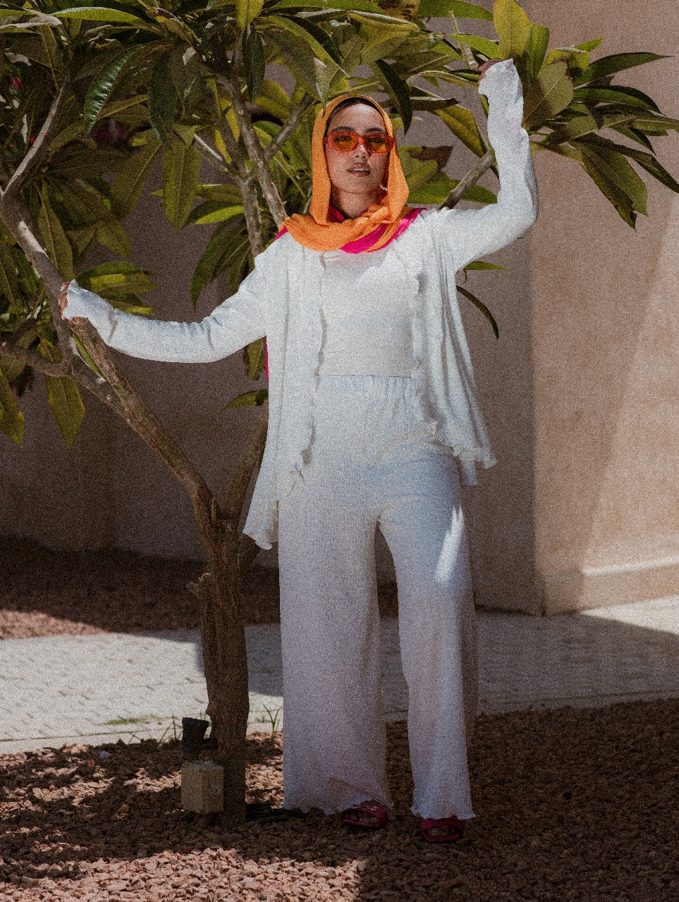 WHITE KORESHA PANTS