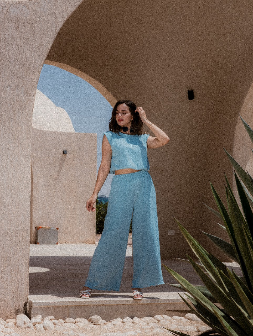 BABY BLUE KORESHA PANTS