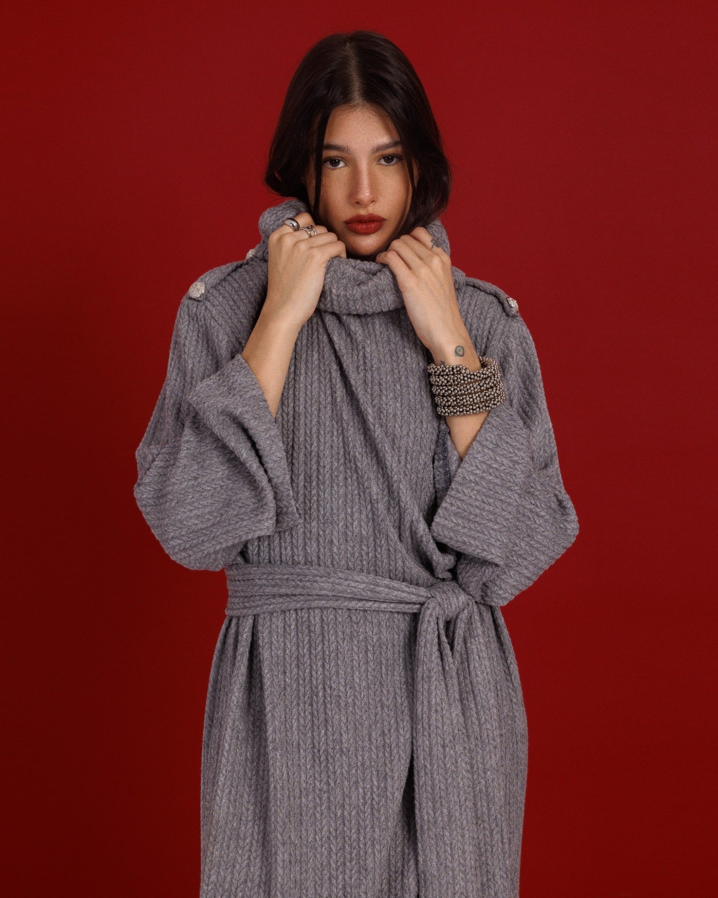 Dilara Dress - Gray