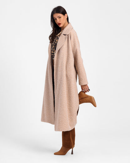 Velaria Fur Coat - Beige