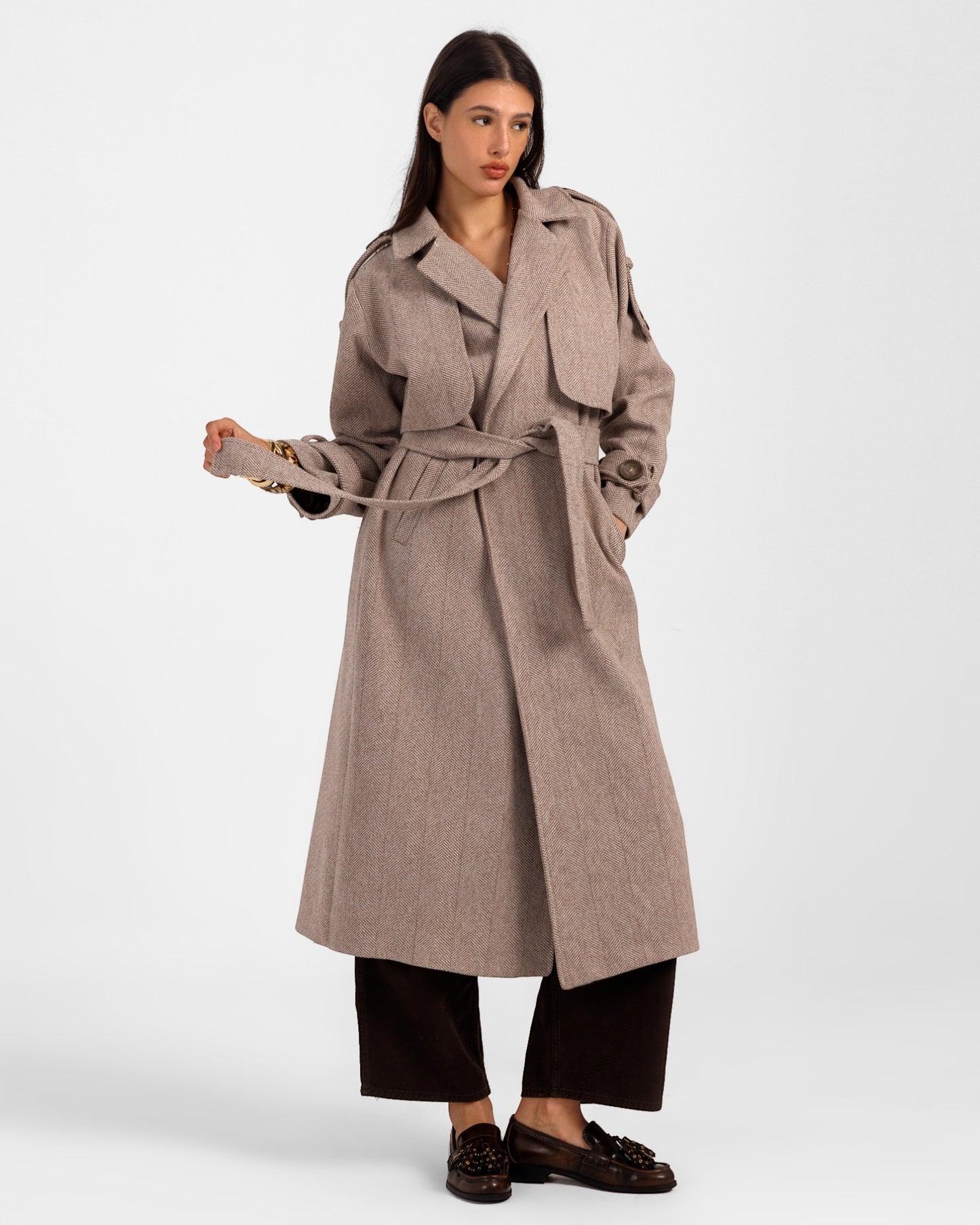 Lyra Coat - Brown