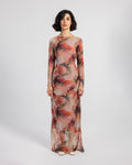 PINK MARBLE TULLE DRESS