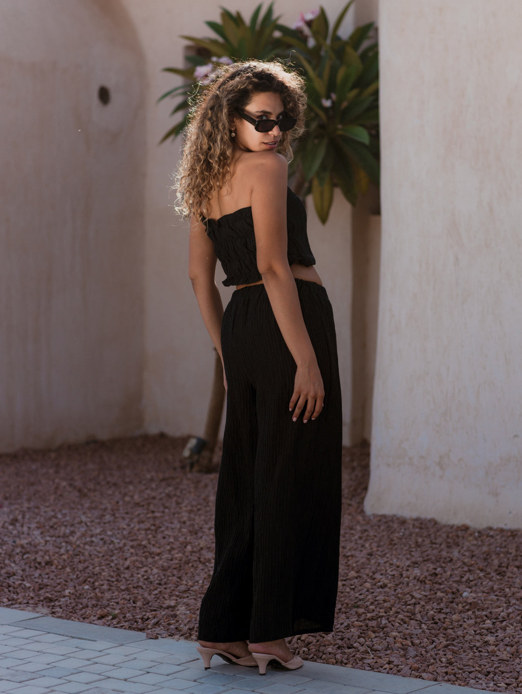 PLISSE KORESHA BANDEAU TOP