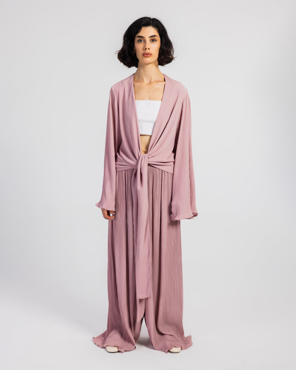 PINK PLISSE SET