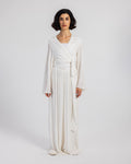 WHITE PLISSE SET