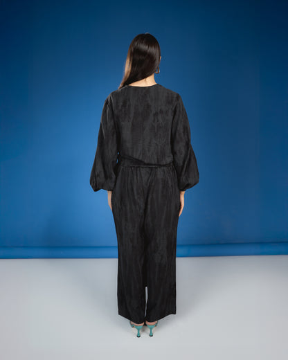 BLACK TIGER LINEN SET