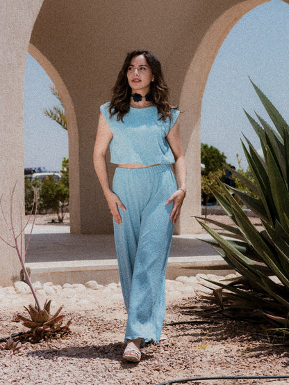 BABY BLUE KORESHA PANTS