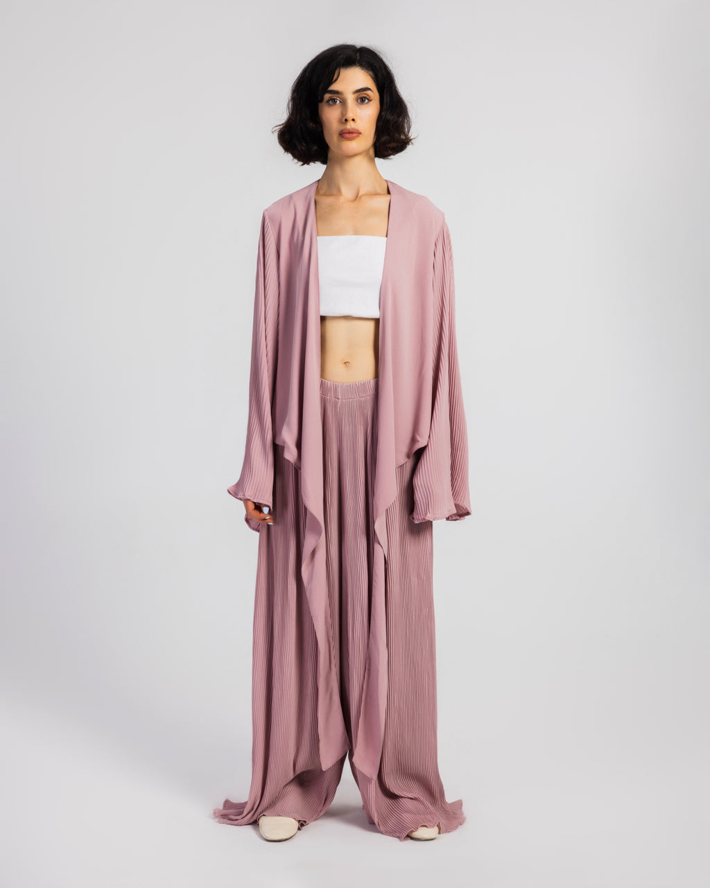 PINK PLISSE SET