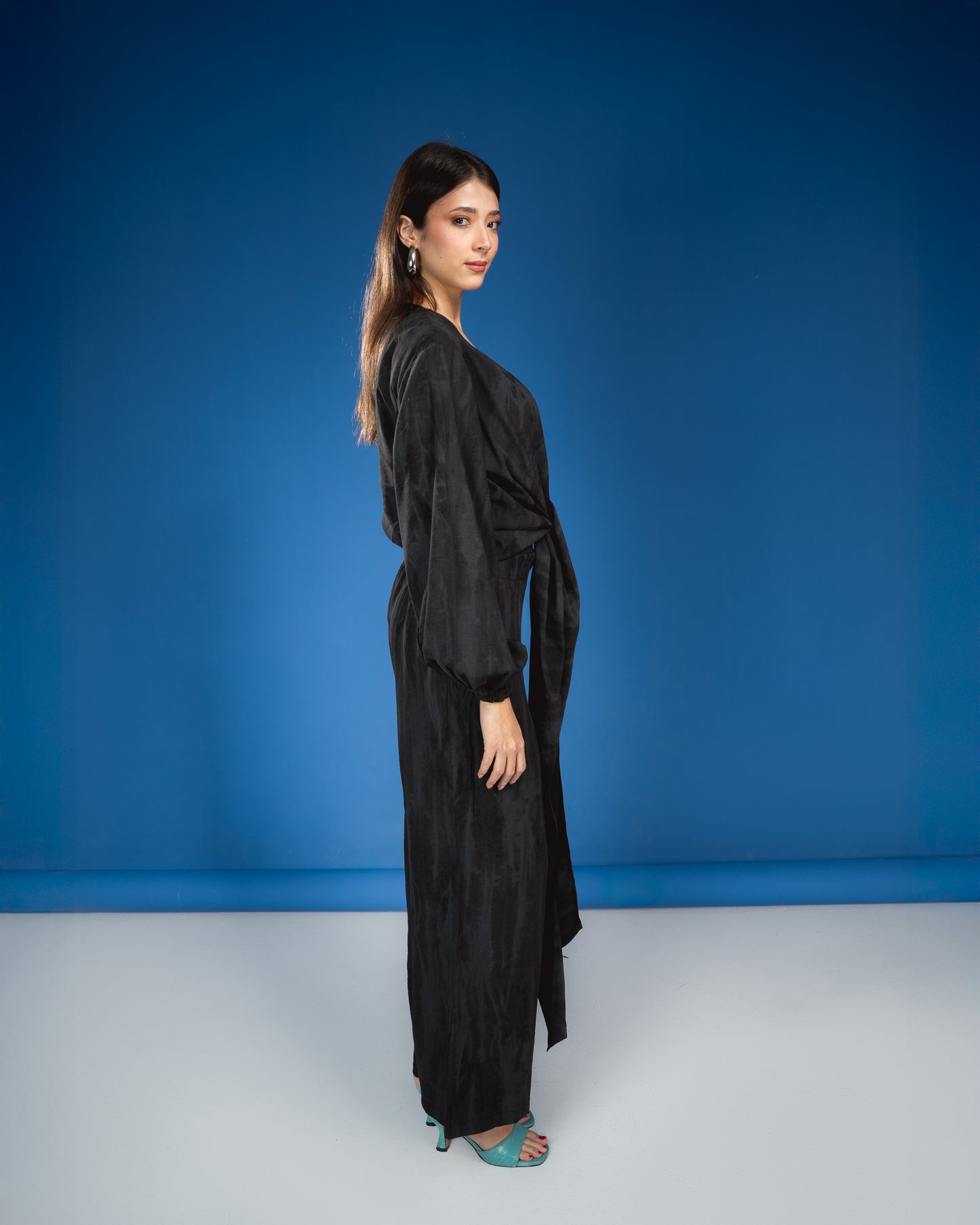 BLACK TIGER LINEN SET