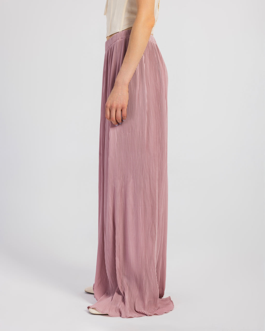 PINK PLISSE PANTS