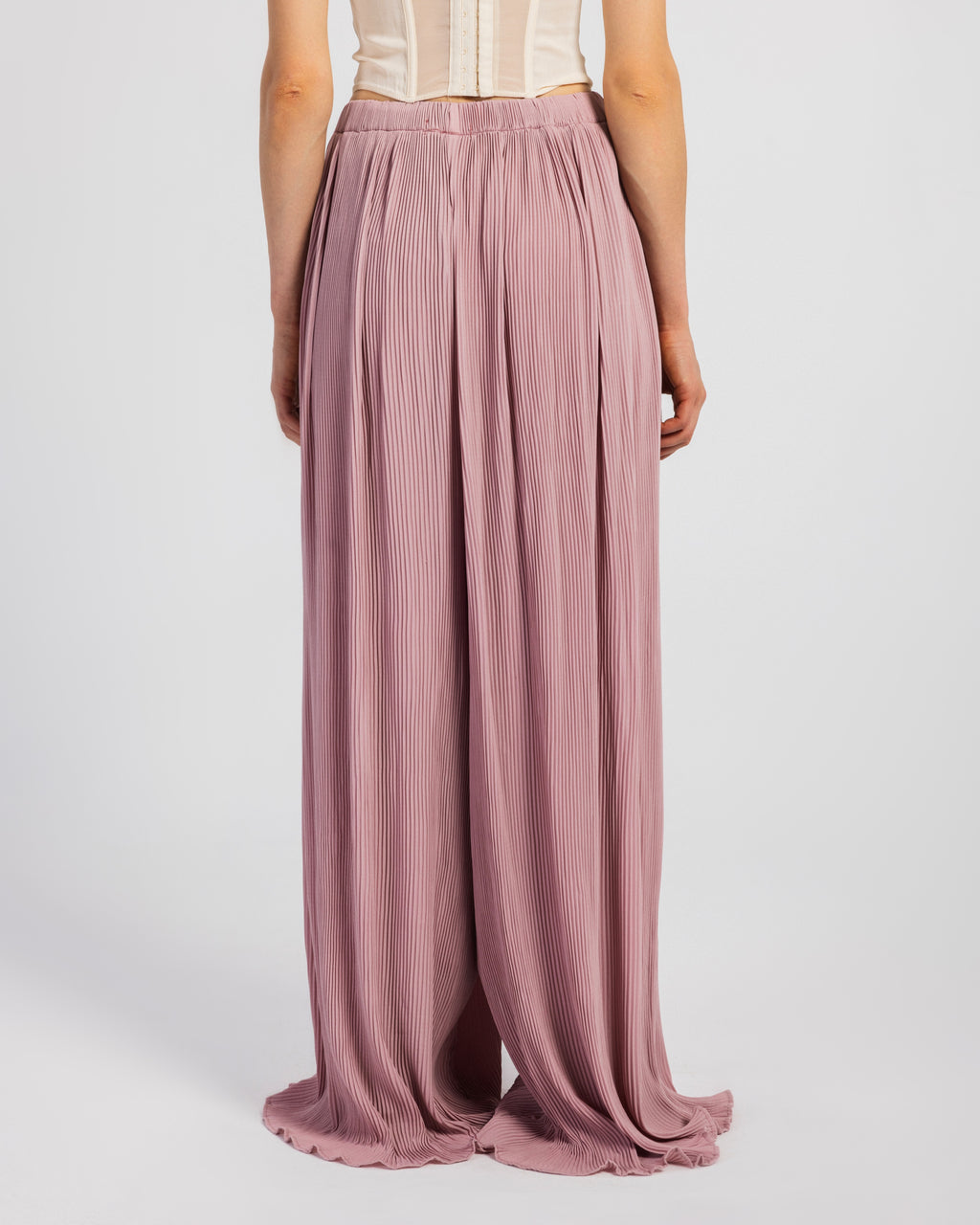 PINK PLISSE PANTS