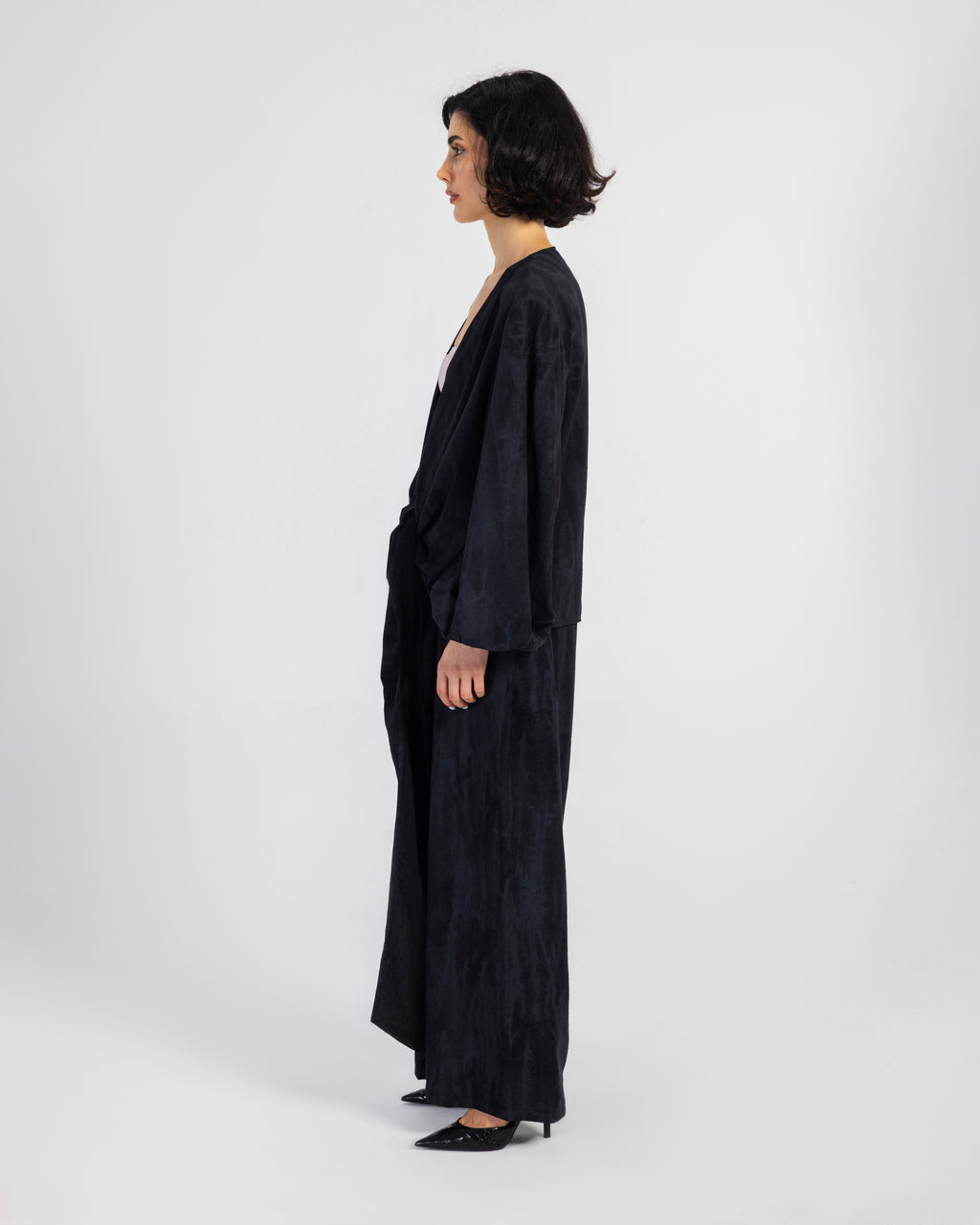BLACK TIGER LINEN SET